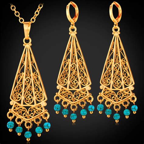 Aliexpress Buy Vintage Turkish Jewelry Earing And Pendant