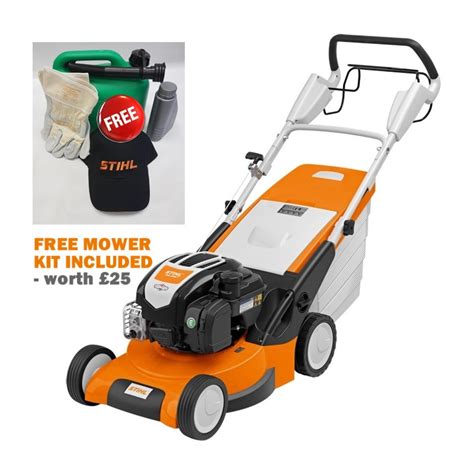 Stihl Rm Tc Cm Self Propelled Petrol Lawnmower With Off