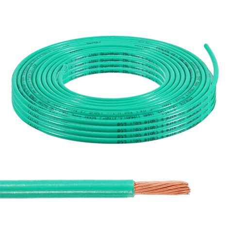 Uxcell 50 Feet 10 AWG Gauge THHN Stranded Green Copper Building Wire