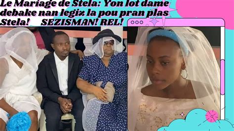 Le Mariage De Stela Yon Lot Dam Debake Nan Legliz La Pou Pran Plas