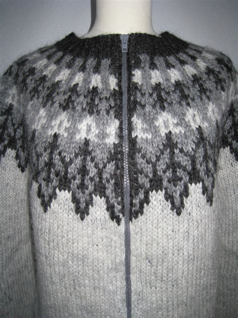 Handmade Icelandic Wool Sweater Or Lopapeysa As We Call It Knitted In Iceland Etsy