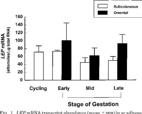 Figure 1 from Regulation of leptin and leptin receptor in baboon ...