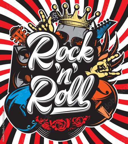 Rock N Roll Svg