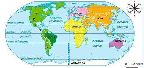O Brasil Se Localiza No Hemisfério Oriental Ou Ocidental - 1- Em quais hemisférios o território brasileiro se localiza em relação ...