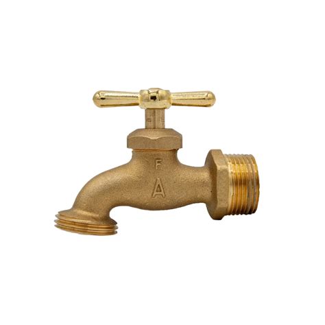 American Valve 3 4 In Mnpt Brass Multi Turn Hose Bibb At