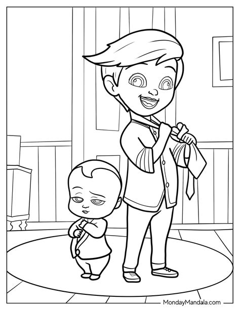 18 Boss Baby Coloring Pages Free Pdf Printables