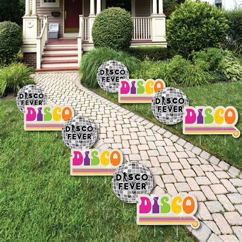 Big Dot Of Happiness 70s Disco Disco Ball Lawn Decorations Outdoor