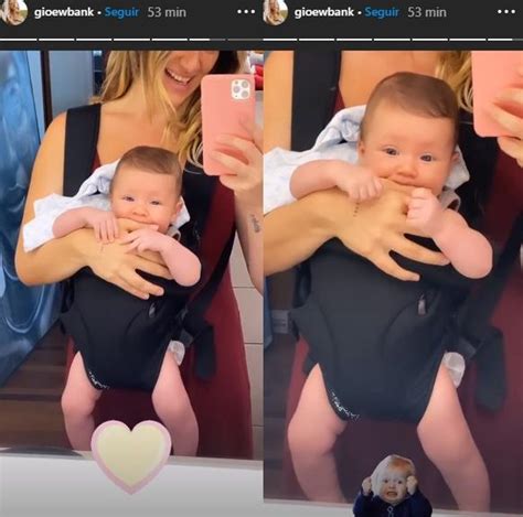 Giovanna Ewbank Se Derrete Momento Fof Ssimo Do Filho Rec M Nascido