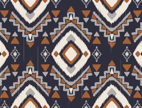 Colorful Ethnic Geometric Floral Pattern Graphic By Parinya Maneenate