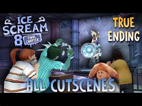 ICE SCREAM 8 FINAL CHAPTER UPDATE SECRET CUTSCENE ALL CUTSCENES