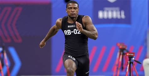 2023 Nfl Combine 40 Times Devon Achane Jahmyr Gibbs Lead Fastest Rbs