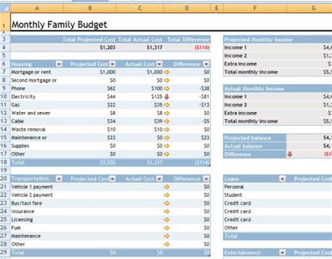 Microsoft Office Budget Template How To Make Gst Billing Software In ...