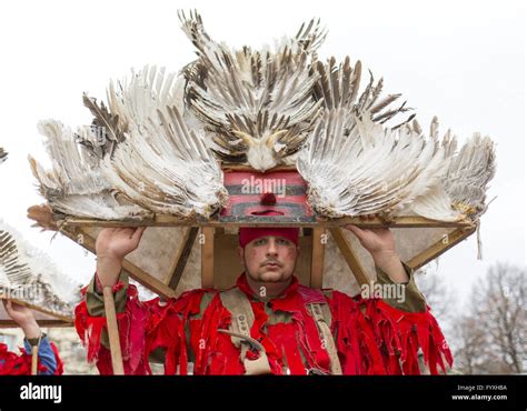 Feather mask costume Stock Photo - Alamy