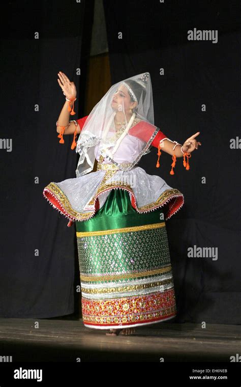 manipuri dance  res stock photography  images alamy