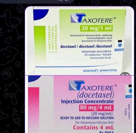 Taxotere 20 Mg Docetaxel 20mg Emcure 1 Ml In 1 Vial At Rs 5529