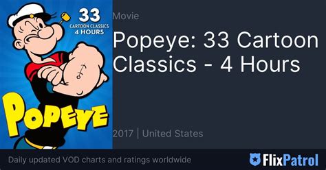 Popeye 33 Cartoon Classics 4 Hours FlixPatrol