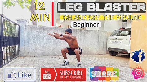 Leg Blaster 12 Minute At Home Hiit Workout Youtube