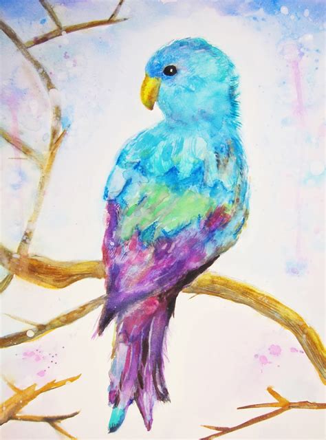 Watercolor Bird Painting - Marcia Beckett