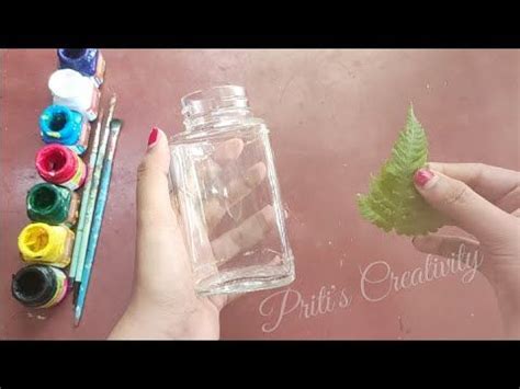 Glass Jar Painting || Mason jar Craft || Jar Decorating Idea || By ...