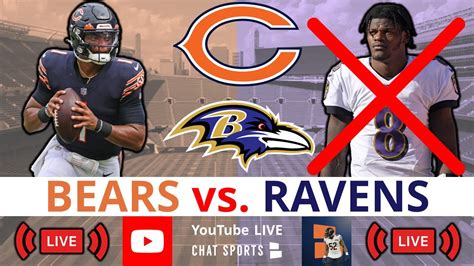 Bears Vs Ravens Live Streaming Scoreboard Play By Play Highlights