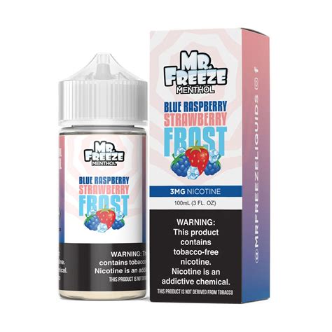 Mr Freeze Synthetic Blue Raspberry Strawberry Frost Ml