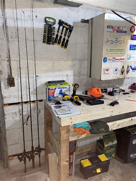 Fishing Rod Holder Is Up Next To My Work Bench I Think Ill Need A Few