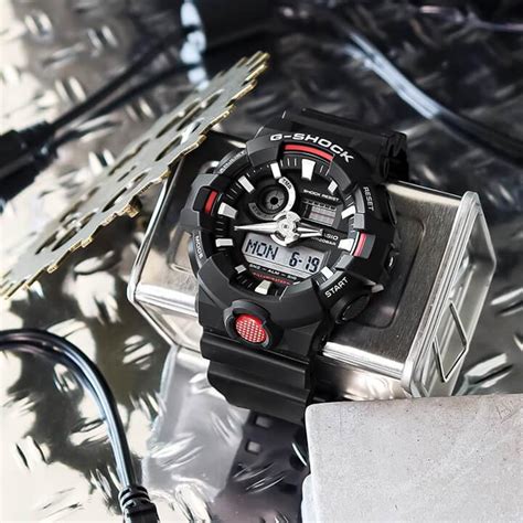 BOX訳あり ジーショック G SHOCK Gショック BASIC 多機能 メンズ 腕時計 黒 ブラック アナログ アナデジ GA 700