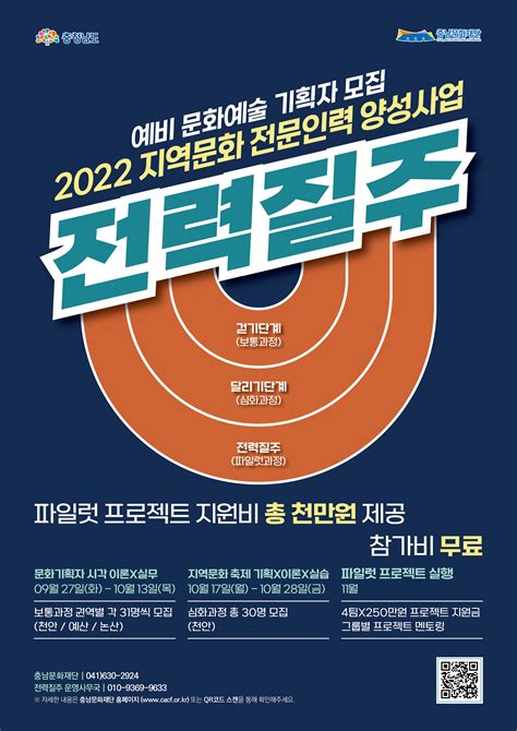 2022 지역문화 전문인력 양성사업 「전력질주」 공모전 대외활동 링커리어