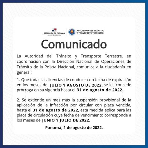 Radio Panam On Twitter La Atttpanama Comunica La Suspensi N