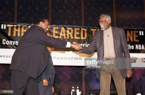 Earl Lloyd The First African American Nba Player Shakes Hands With