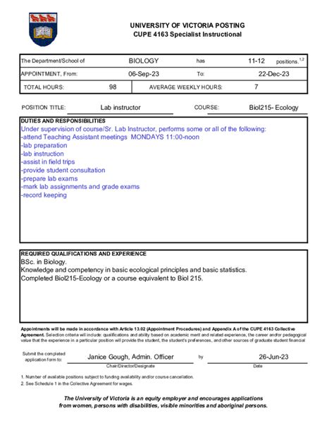 Fillable Online CUPE 4163 Forms Fax Email Print PdfFiller