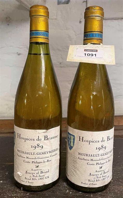 Hospices De Beaune Meursault Genevrieres 1er Cru 1989 Cuvee Philippe