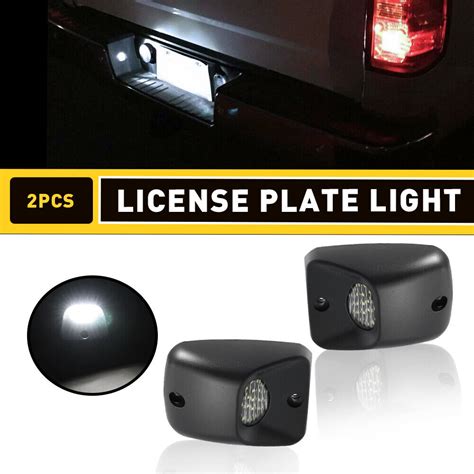 2x LED 18 SMD White Number License Plate Lights Lamp For Toyota Tacoma