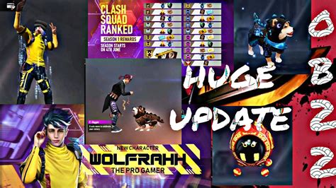 OB 22 HUGE UPDATE !!! FREEFIRE HUGE UPDATE ON 3RD JUN 20K !!! GAMING ...