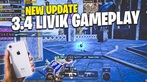 IPhone XR Pubg New Update 3 4 Livik Gameplay After IOS 17 6 1 Update