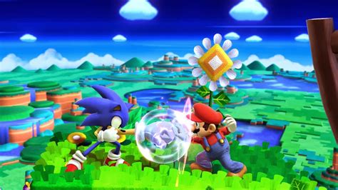 Mario vs Sonic Smash Bros Wii U