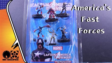 Heroclix Unboxing Captain America And The Avengers Fast Forces Youtube