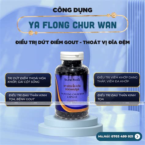 Thuốc rắn số 7 Ya Flong Chur Wan Siam Park chuyên đặc trị khớp Sản