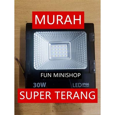 Promo Limited Lampu Sorot Kap Sorot Floodlight Led W K Kuning