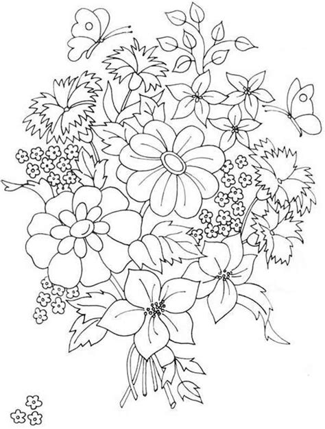 Flower Arrangement Coloring Pages Coloring Pages