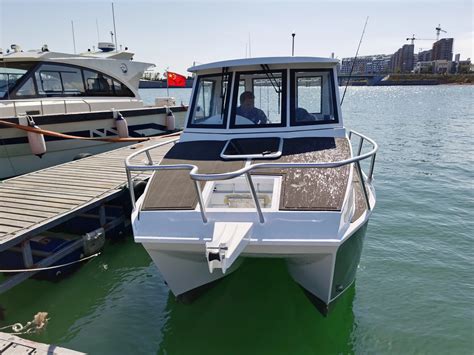 7 9m 26FT Twin Hull Boat Aluminum Welded Catamaran Aluminum Fishing