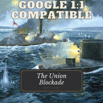 The Union Blockade: Civil War Strategy Map Documents 1:1 Google Drive ...