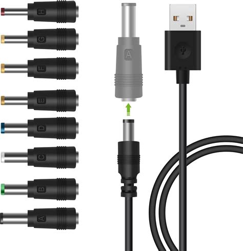 Usb Auf Dc Stecker Kabel Lanmu In Usb A Auf Hohlstecker Ladekabel