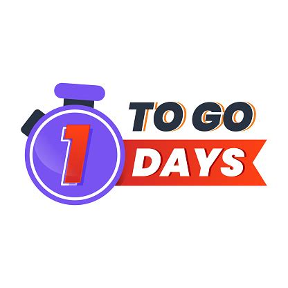 ikon jumlah hari meninggalkan bisnis promosi  hari  ilustrasi stok