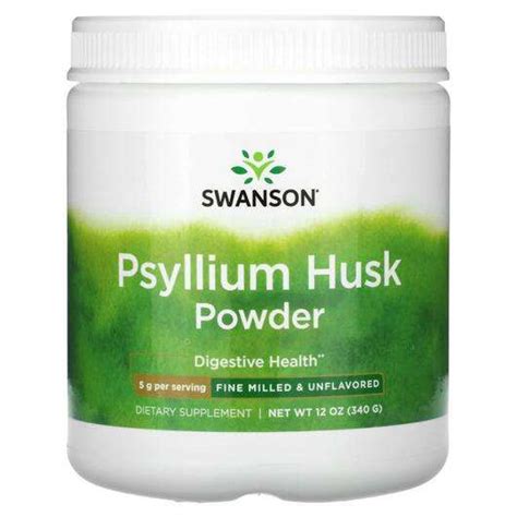 Psyllium Husk Powder Шелуха подорожника Swanson