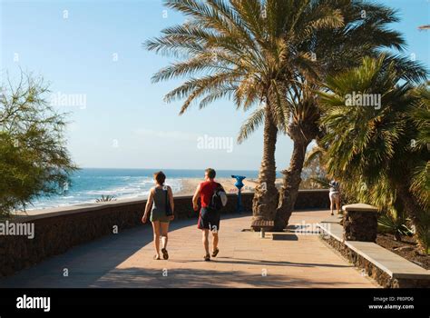 Maspalomas Promenade Playa Del Gran Ingles Canaria Canarie Fotos Und