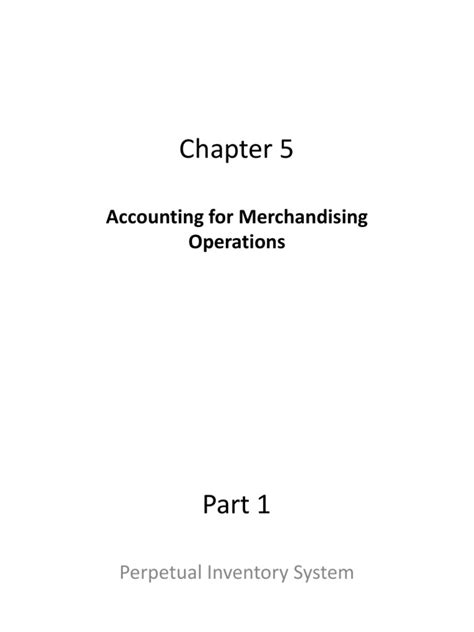 Chapter 5 Pdf Accounts Payable Cost Of Goods Sold