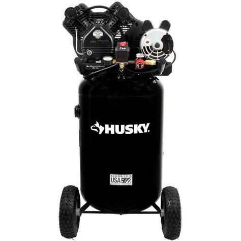 Husky 30 Gal 155 Psi Ultra Quiet Portable Electric Air Compressor C302h The Home Depot