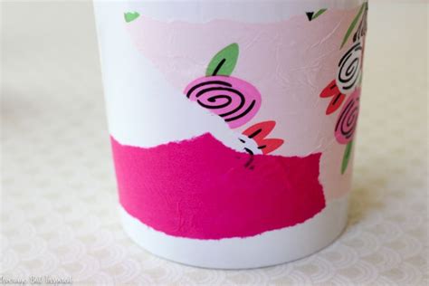 How To Make A Bold DIY Tissue Paper Mug Average But Inspired Mug