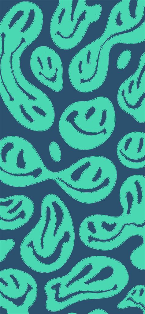 Colorful Trippy Smiley Wallpapers - Trippy Aesthetic Wallpaper for iPhone